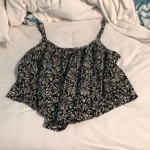 Flowy crop top
